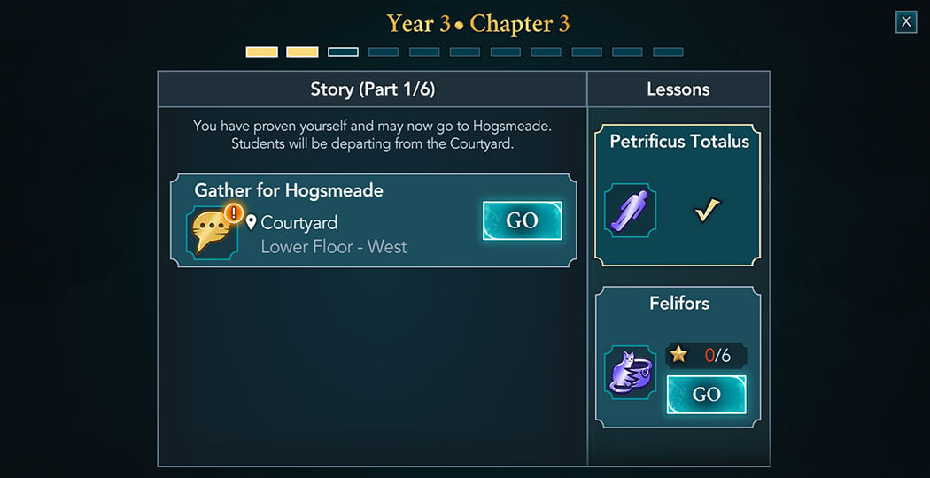 Chapter 3 Year 3 Harry Potter Hogwarts Mystery Walkthrough