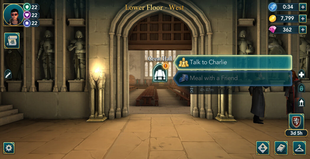 Chapter 10, Year 4 - Harry Potter Hogwarts Mystery Walkthrough