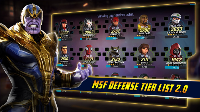 marvel strike force war defense teams