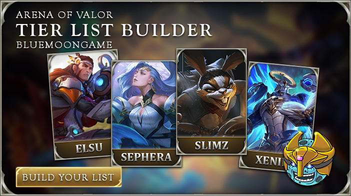 Arena Of Valor Tier List Builder