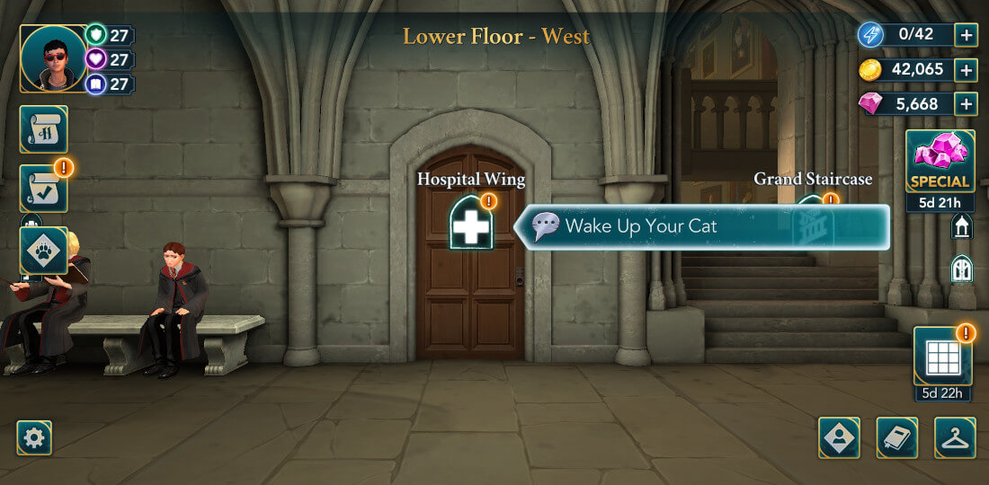 Scaredy Cats Side Quest - Harry Potter Hogwarts Mystery Walkthrough