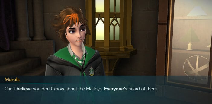 Meet the Malfoys Part 2 Walkthrough - Harry Potter Hogwarts Mystery