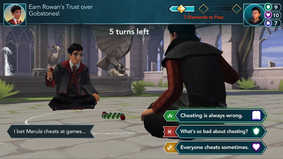 who is a famous gryffindor hogwarts mystery cheats