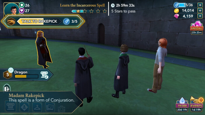 Harry Potter Hogwarts Mystery Walkthrough Year 5 Chapter 1