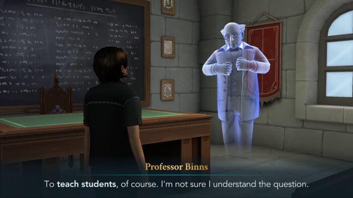 harry potter professor binns