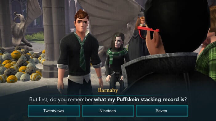 Puffskein Pinning Side Quest Walkthrough Harry Potter Hogwarts Mystery   Puffskein Pinning 0420 